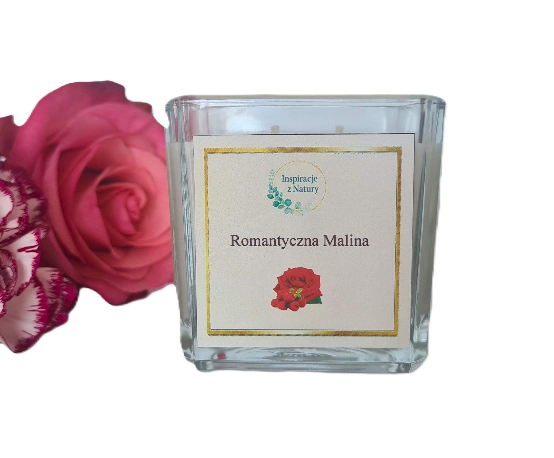 Świeca zapachowa Romantyczna Malina 1