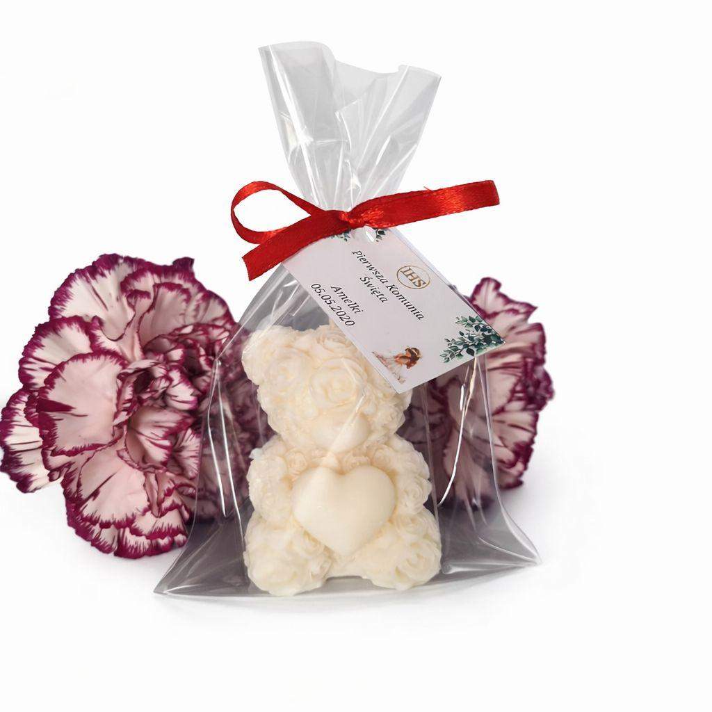 Świeca sojowa Miś z sercem 4