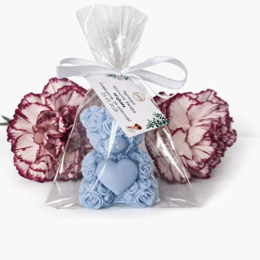 Świeca sojowa Miś z sercem 5