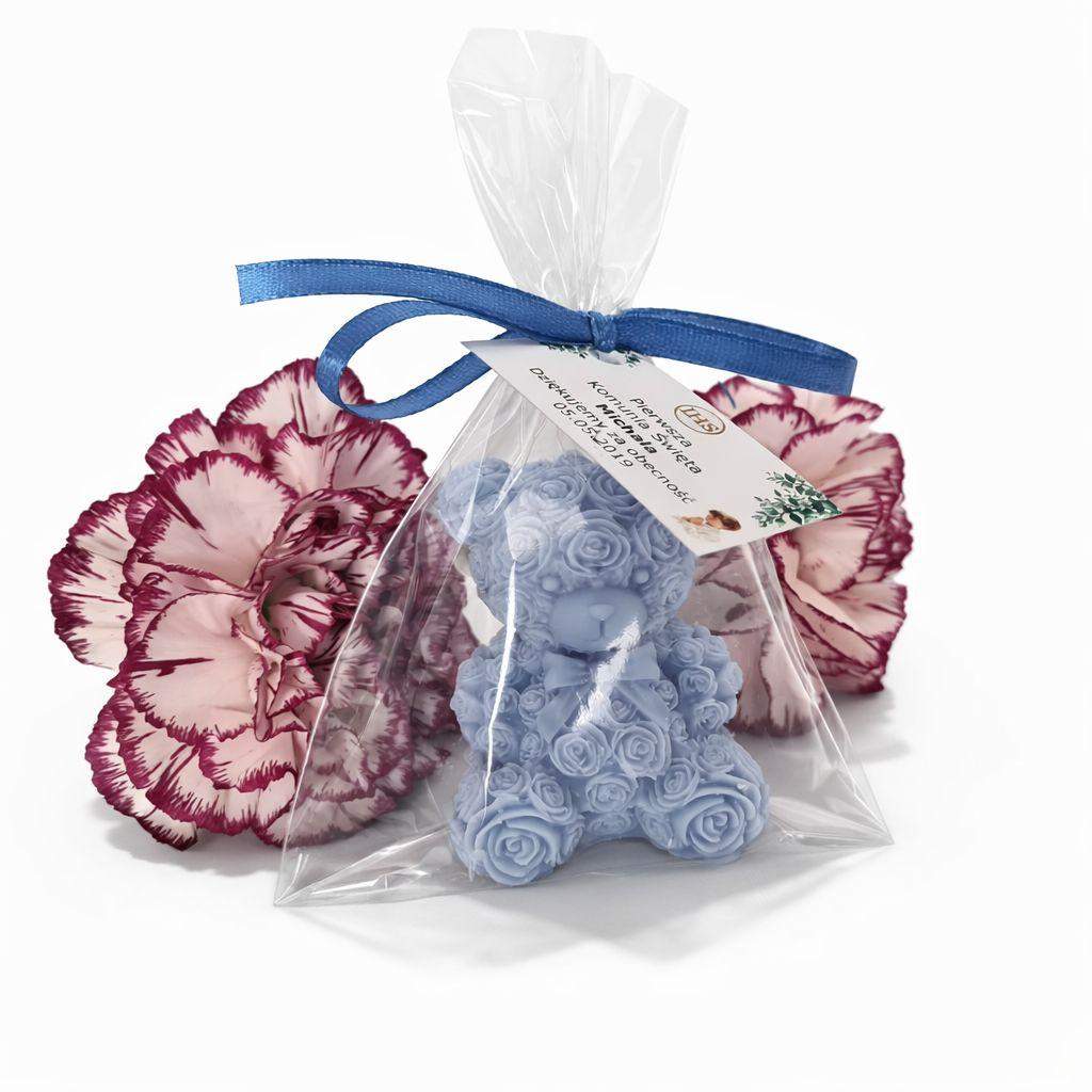 Świeca sojowa Miś z kokardką 4