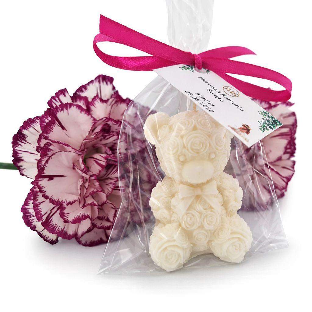 Świeca sojowa Miś z kokardką 5