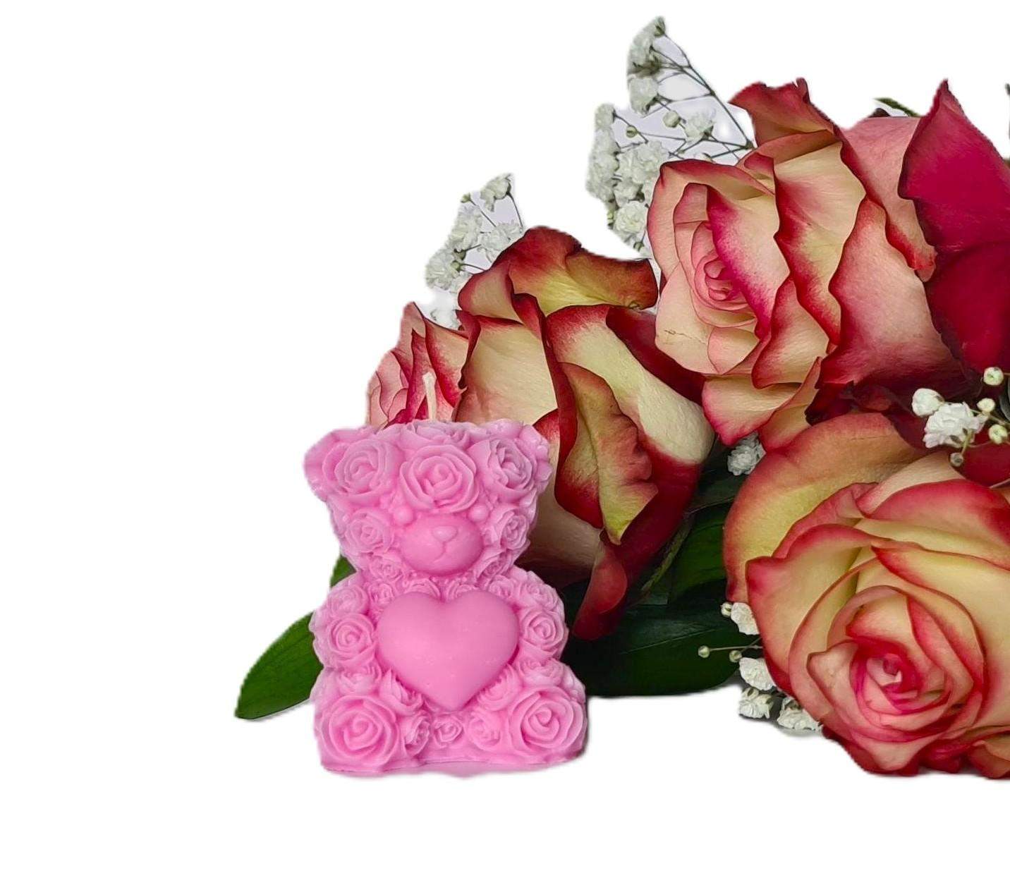 Świeca sojowa Miś 1 2