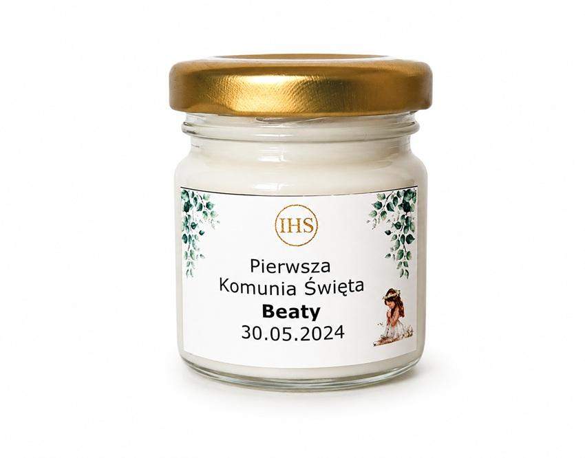Świeca na podziękowanie Komunia 0